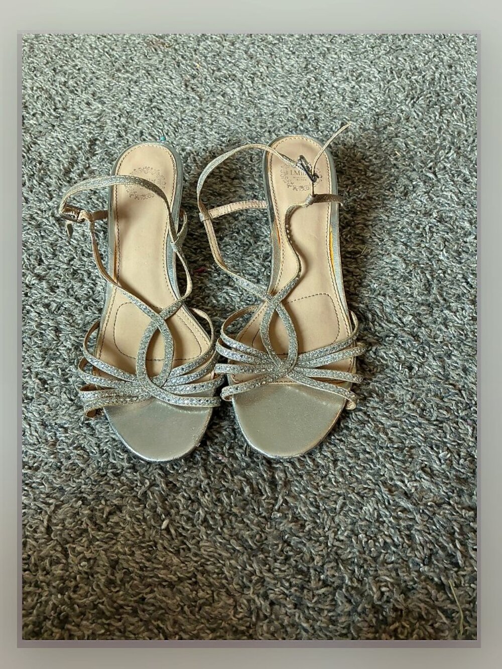 Silver heels